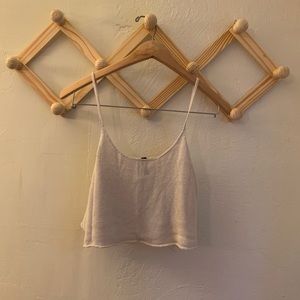 Knit crop top